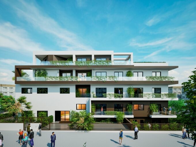 Eleftheriou Venizelou 90 Moschato front exterior building render