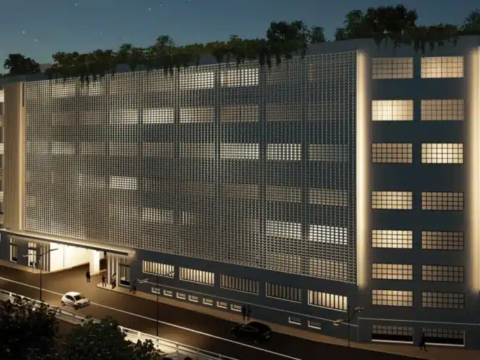 Exterior rendering of Keranis Golden Visa apartments in Piraeus