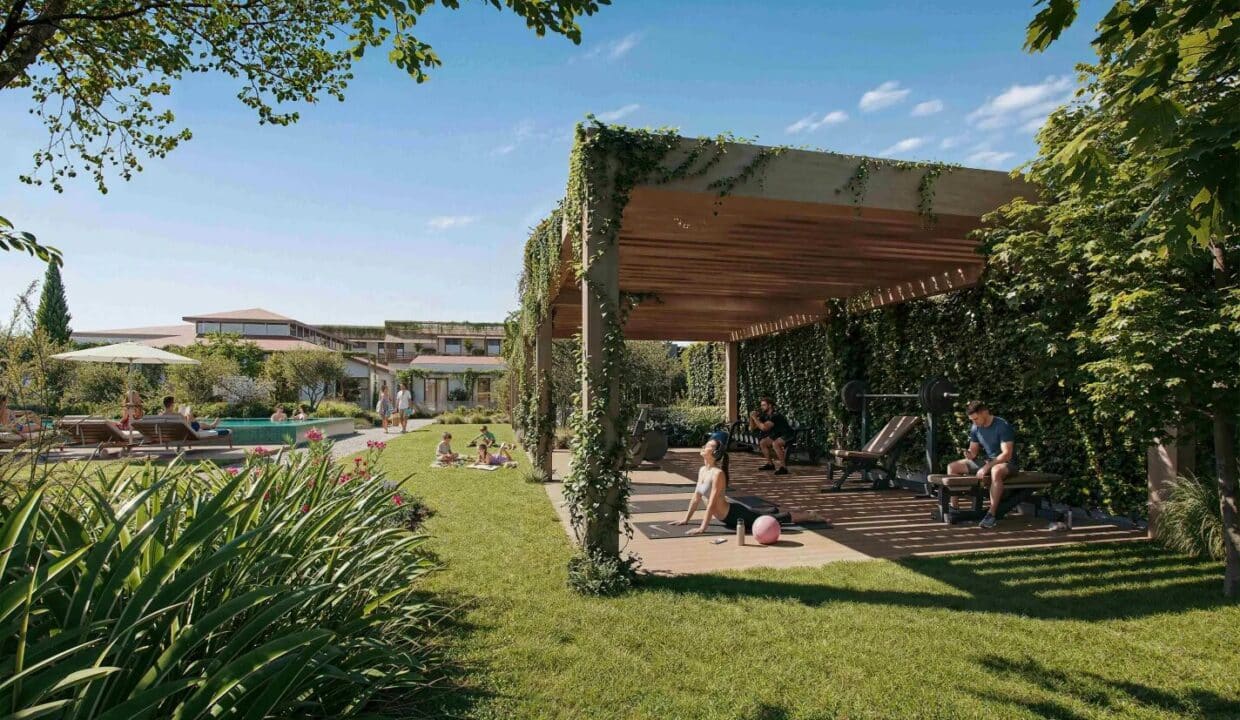 North Village GV – open-air gym, Nea Erythraia Golden Visa apartments