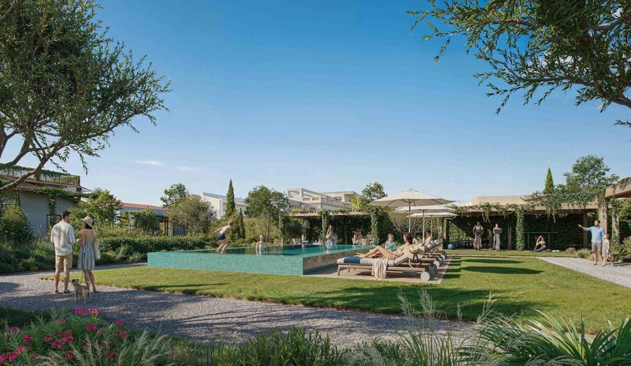 North Village GV – swimming pool, Nea Erythraia Golden Visa apartments
