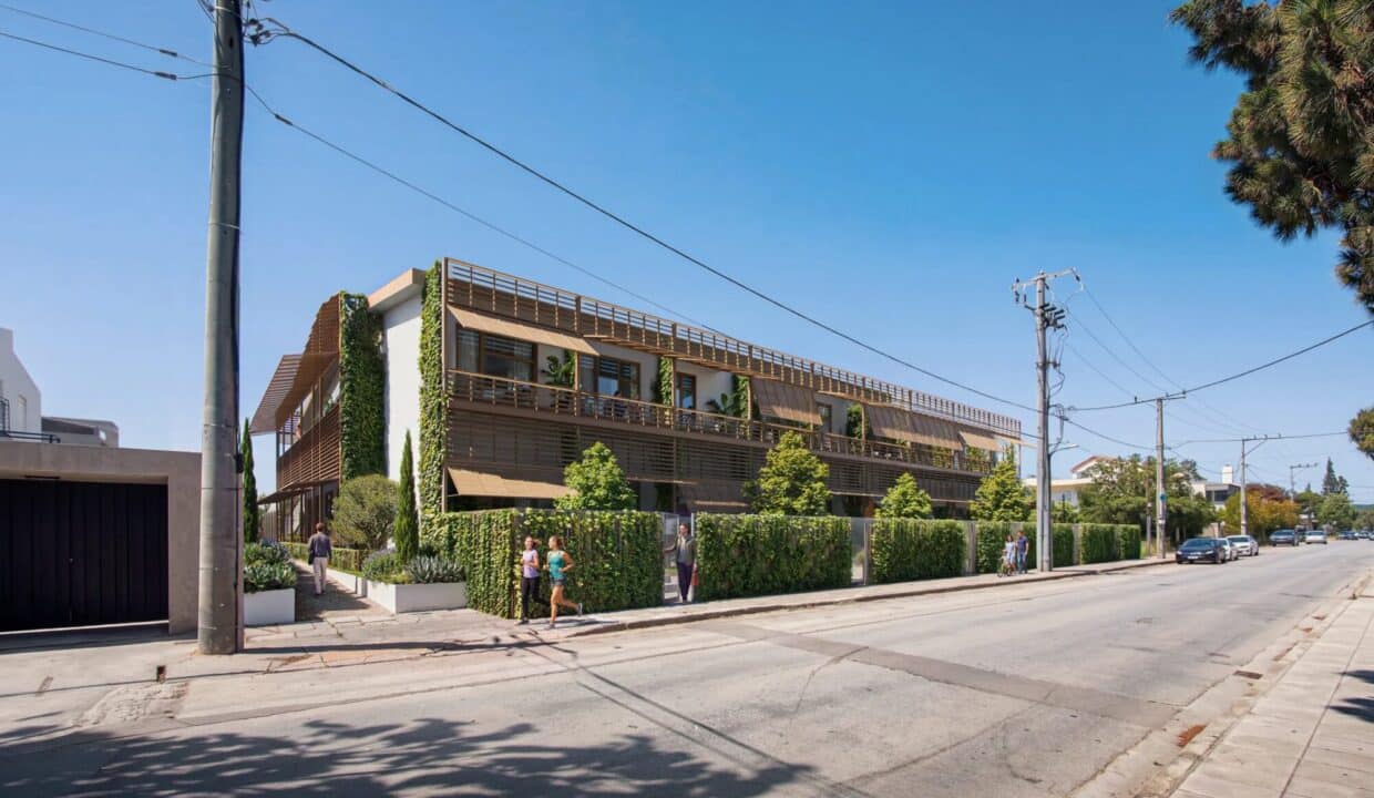 North Village GV – courtyard and building exterior, Nea Erythraia Golden Visa apartments
